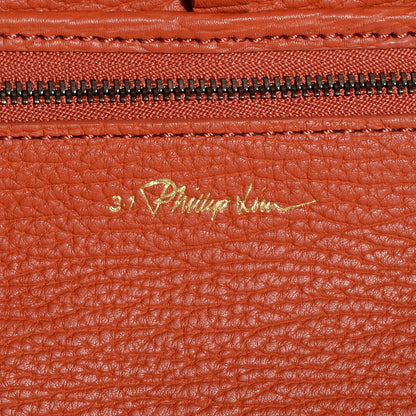 3.1 Phillip Lim 3.1 Textured Calfskin Medium Pashli Satchel Persimmon 6 of 14