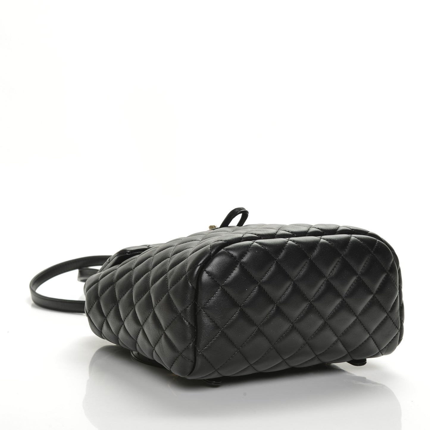 Lambskin Quilted Small Urban Spirit Backpack Black