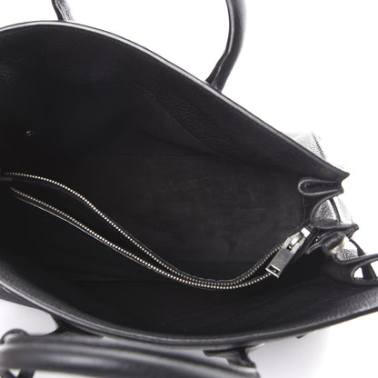 Saint Laurent Grained Calfskin Small Supple Sac De Jour Black 4 of 10