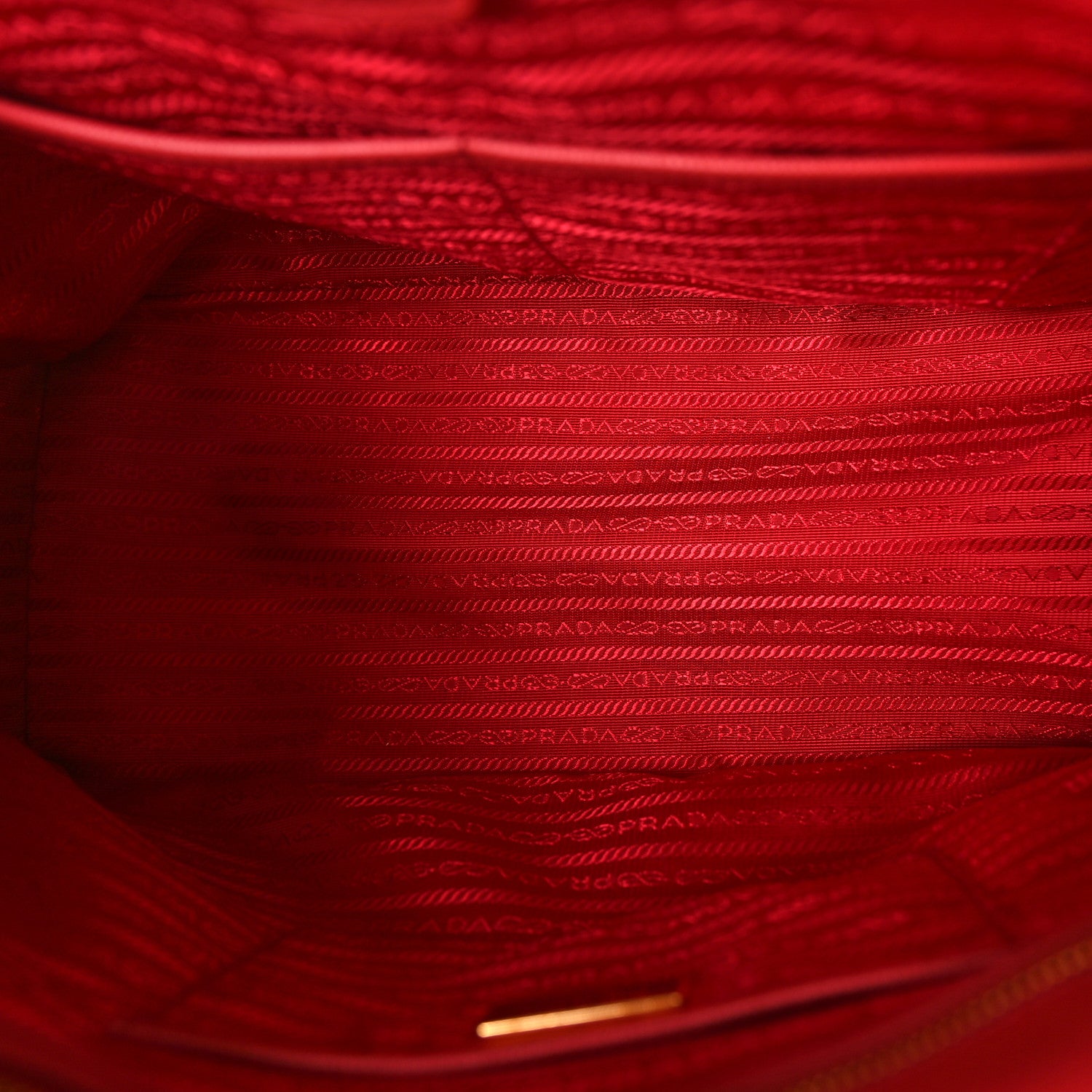 Prada Saffiano Lux Large Tote Fuoco 5 of 8