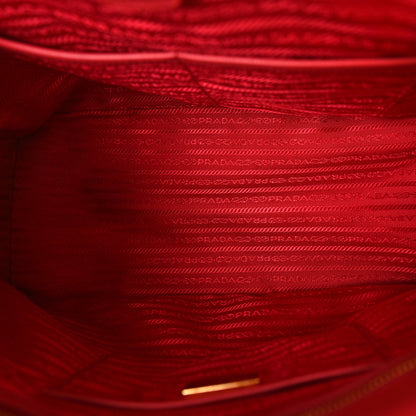 Prada Saffiano Lux Large Tote Fuoco 5 of 8