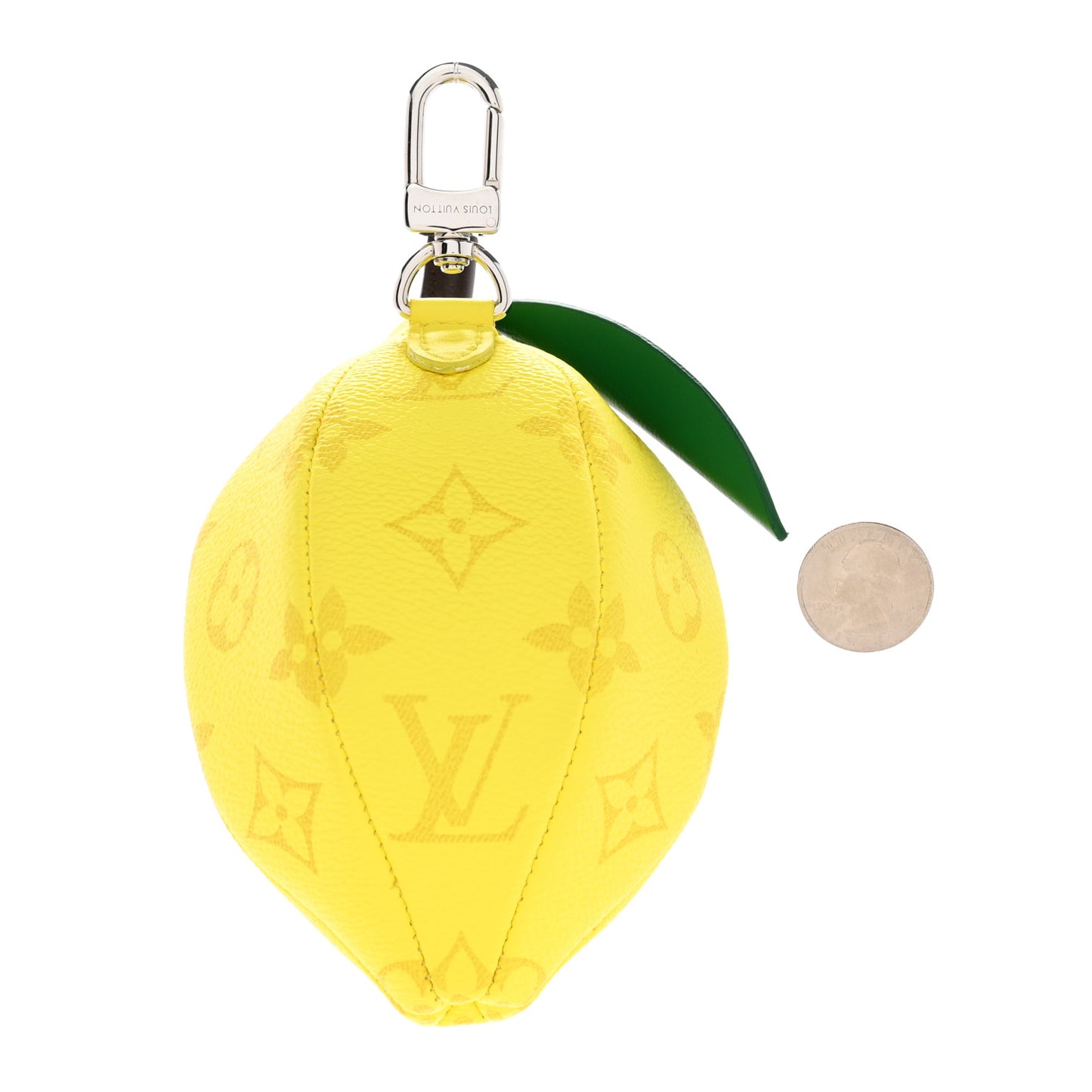 Monogram Lemon Pouch Yellow
