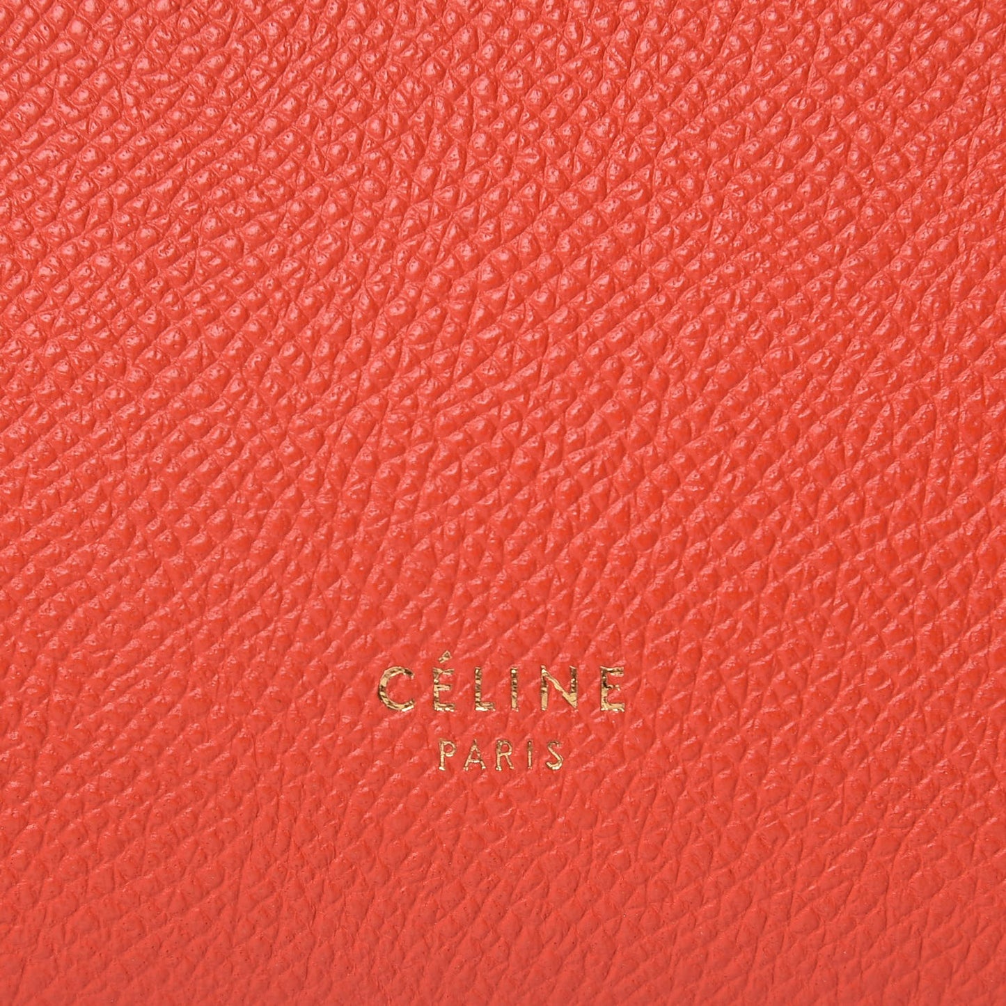 Grained Calfskin Micro Belt Bag Coral