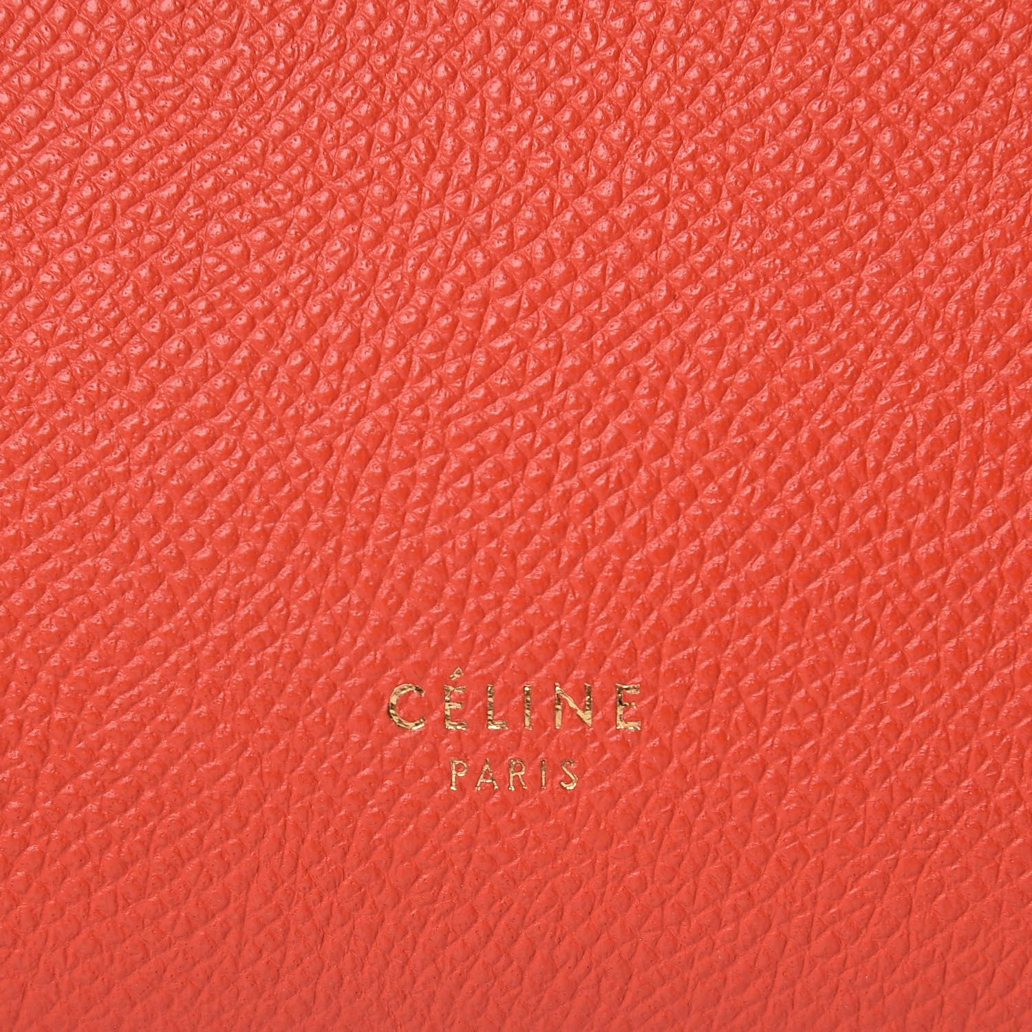Celine Grained Calfskin Micro Belt Bag Coral 6 of 11