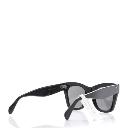 Celine Acetate Crystal Cat Eye Sunglasses CL 4004IS Black 4 of 8