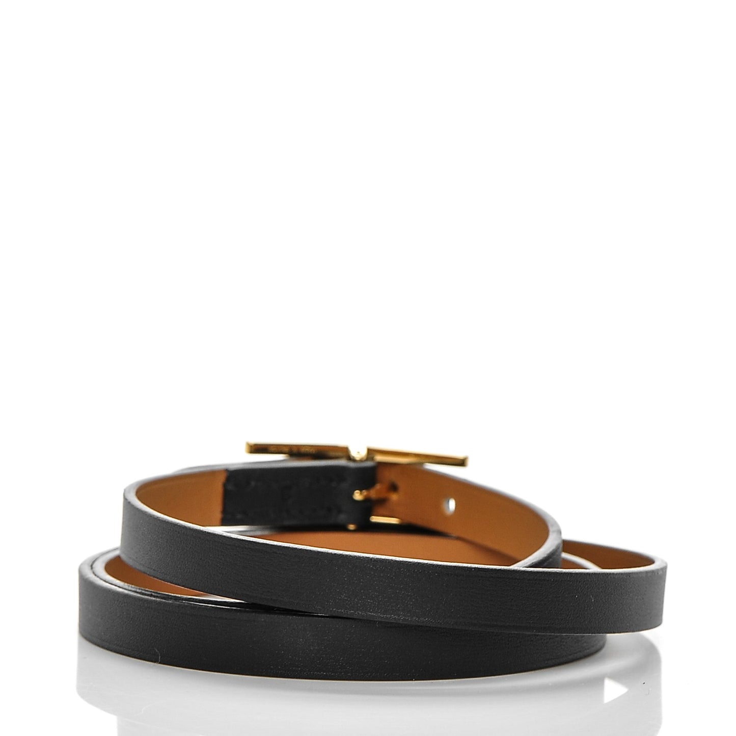 Chamonix Hapi 3MM Triple Tour Wrap Bracelet Small Black
