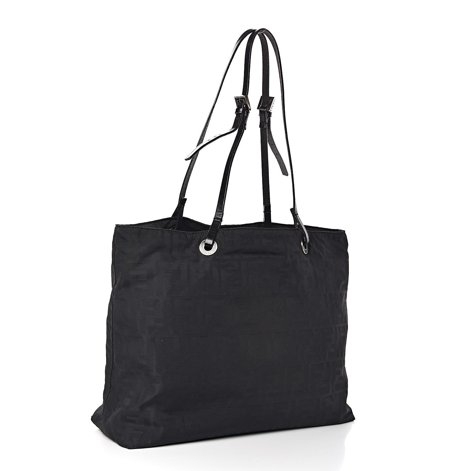 Fendi Zucca Tote Black 3 of 10