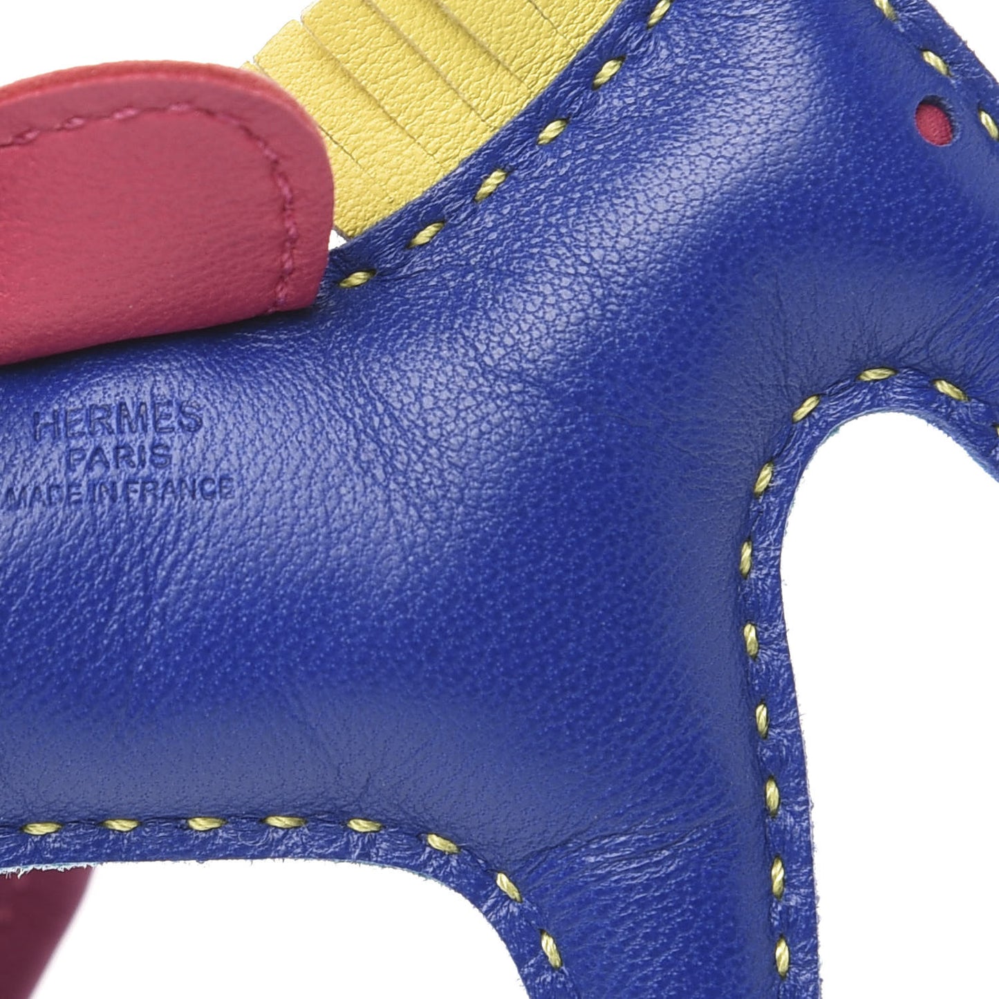 Milo Lambskin Grigri Rodeo Horse Bag Charm PM Bleu Electrique Bleu Azteque Soufre Menthe Rose Shocking Violet