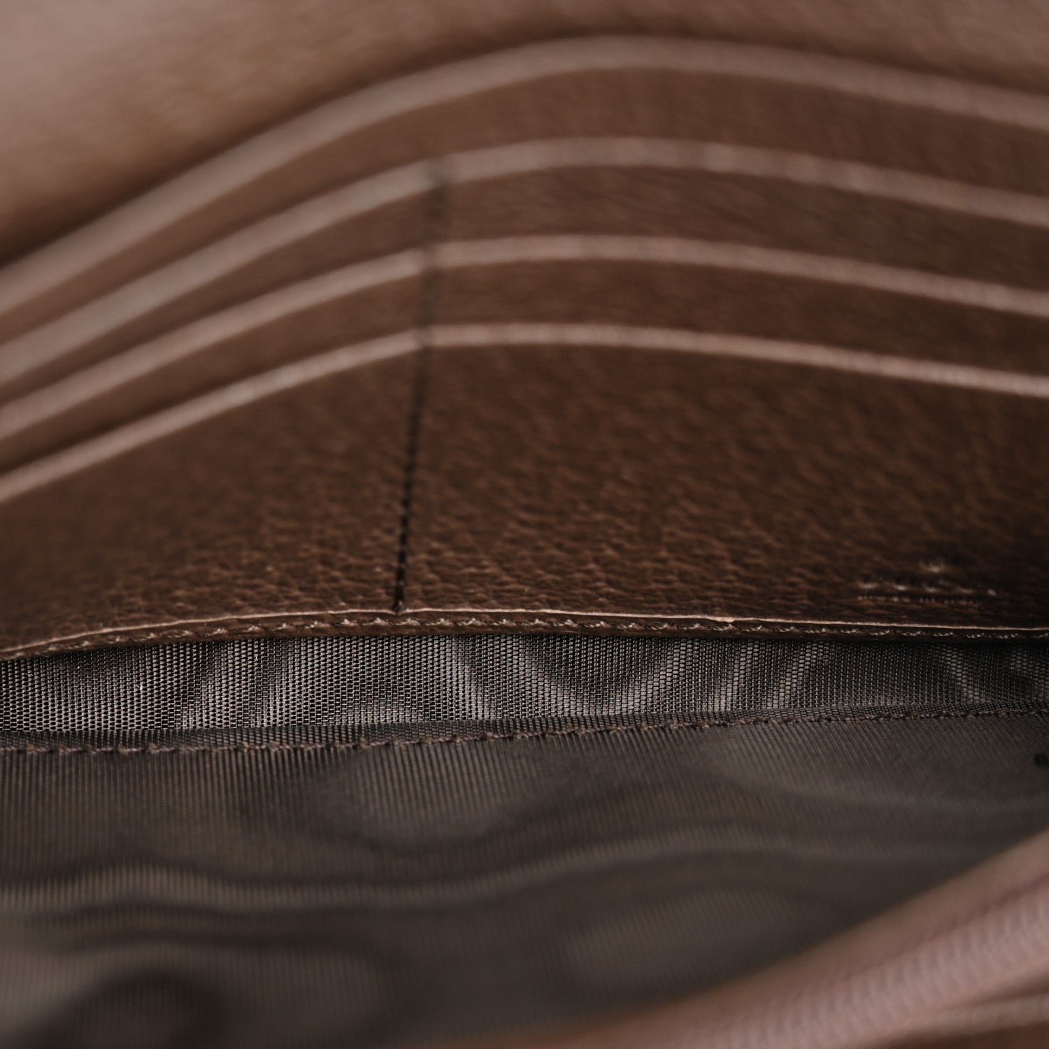 Gucci GG Supreme Monogram Web Ophidia Continental Wallet Brown 5 of 8