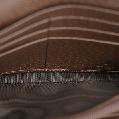 Gucci GG Supreme Monogram Web Ophidia Continental Wallet Brown 5 of 8