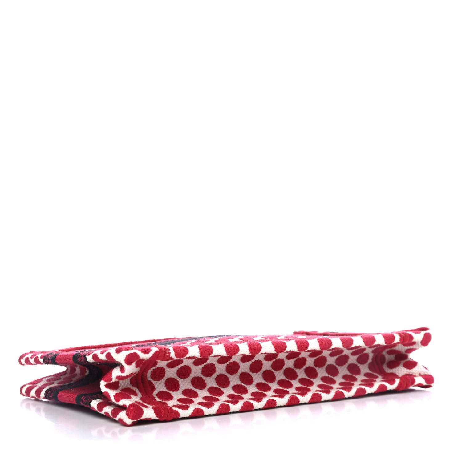 Christian Dior Canvas DiorAmour Dots Mini Book Tote Red 3 of 5