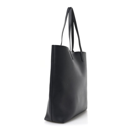 Saint Laurent Calfskin Medium Shopping Tote Deep Marine 4 of 11