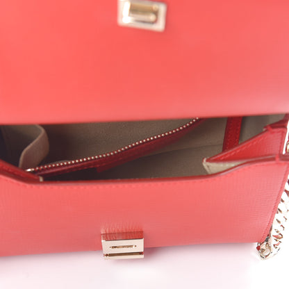 Givenchy Textured Calfskin Mini Pandora Box Chain Crossbody Bag Medium Red 5 of 10