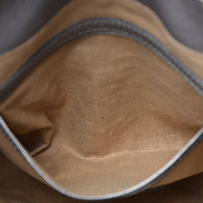 Fendi Cuoio Romano Selleria Medium Linda Satchel Peltro 9 of 13