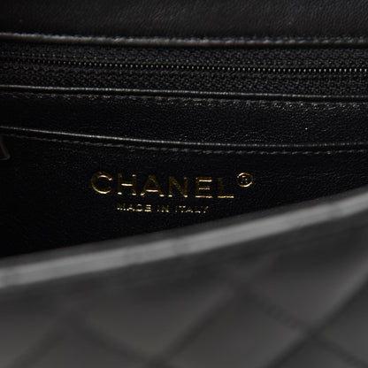Chanel Lambskin Quilted Mini Square Flap Black 8 of 11