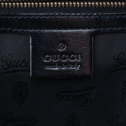 Gucci Dialux Pop Bamboo Top Handle Tote Black 6 of 9