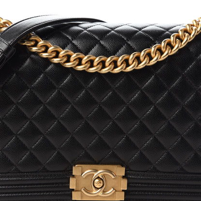Chanel Caviar Quilted New Medium Boy Flap Black 8 of 15