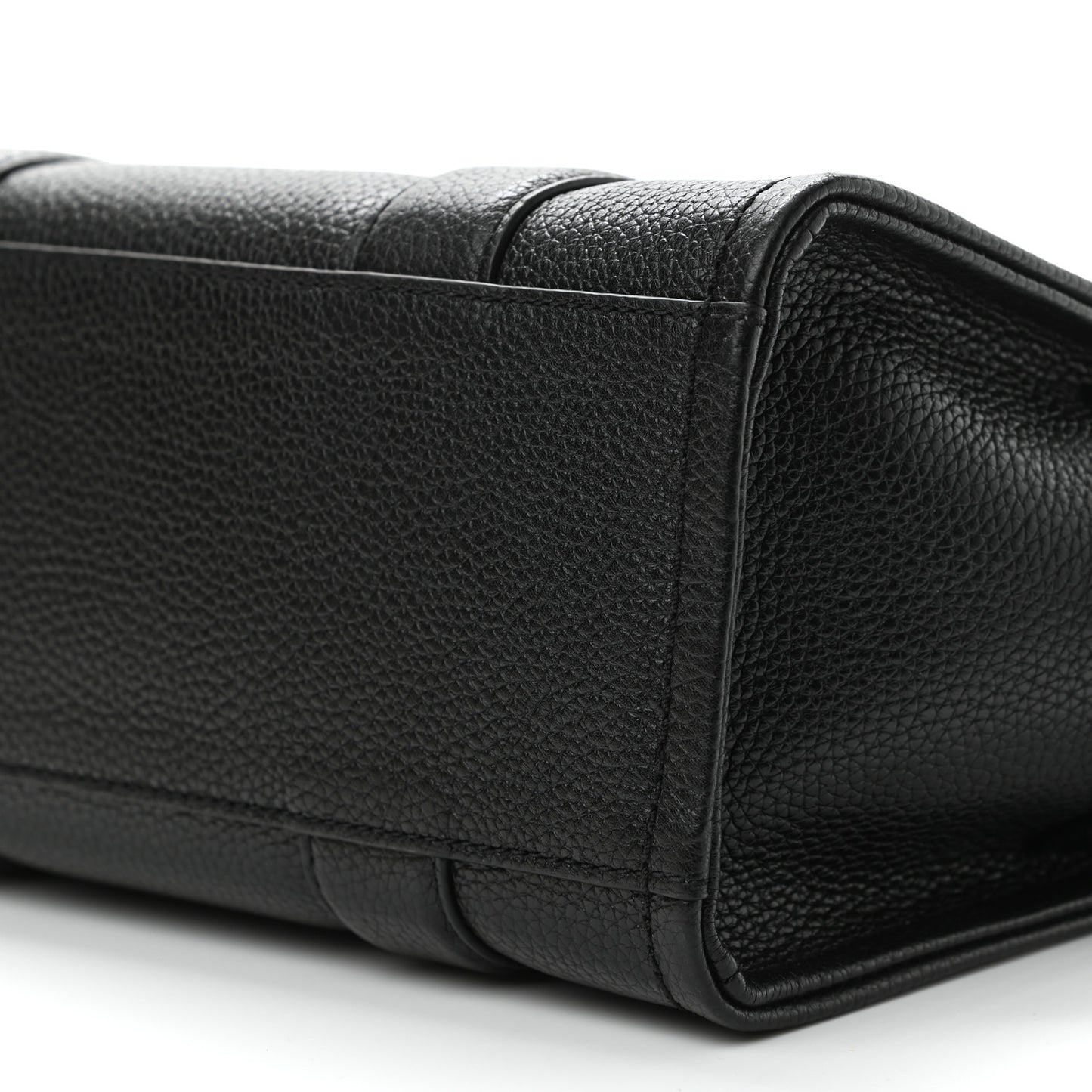 Grained Calfskin Small The Tote Bag Black