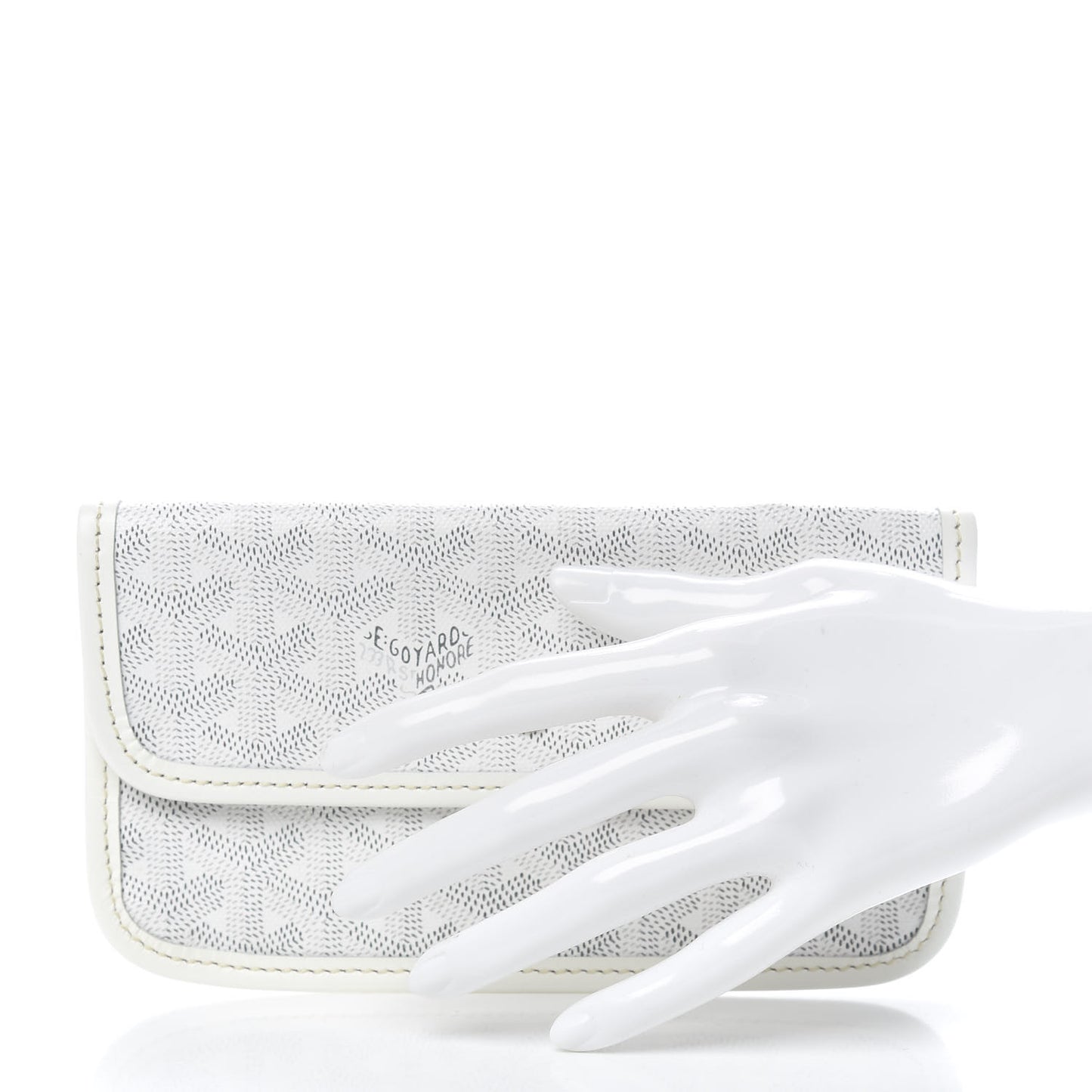 Goyardine Pouch White