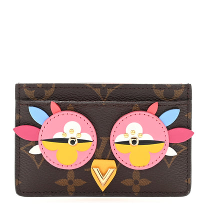 Louis Vuitton Monogram Lovely Birds Card Holder 1 of 6