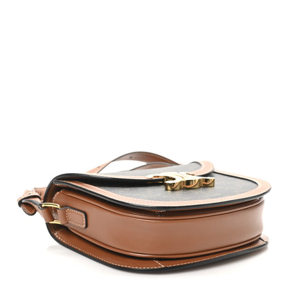 Celine Canvas Calfskin Triomphe Teen Besace Tan 4 of 9