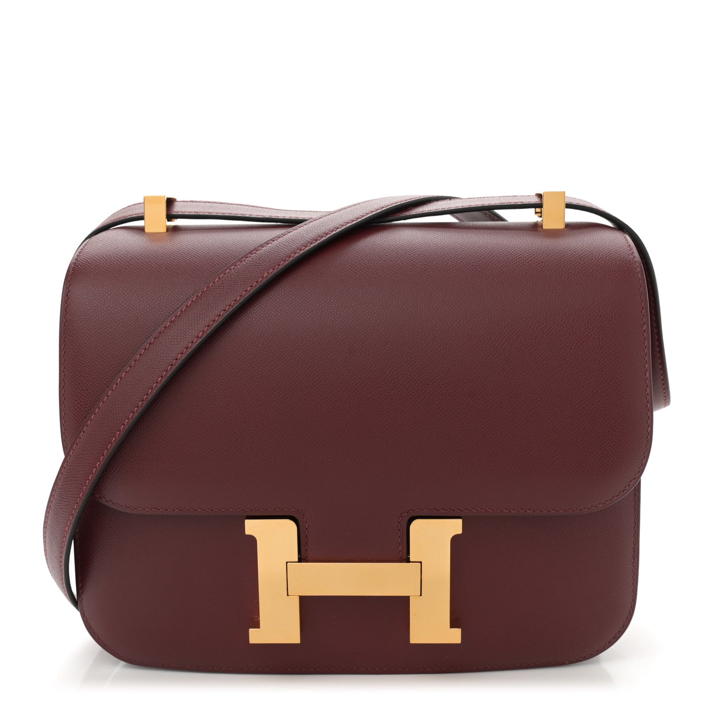 Madame Calfskin Constance 24 Rouge H