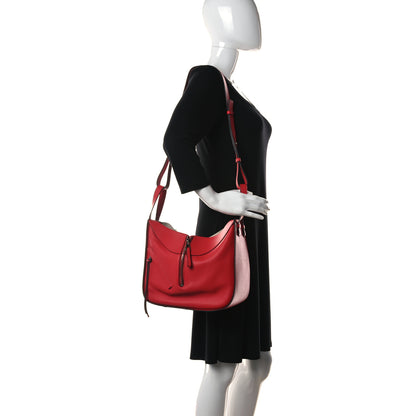Loewe Grained Calfskin Small Hammock Shoulder Bag Scarlet Red 2 of 11
