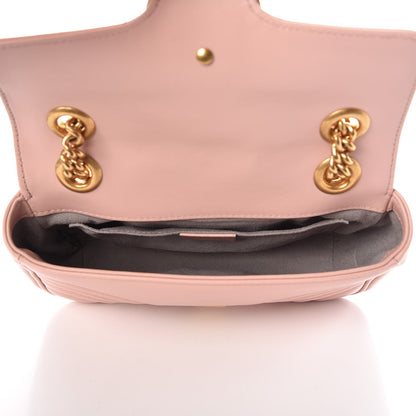 Gucci Calfskin Matelasse Mini GG Marmont Shoulder Bag Perfect Pink 5 of 8