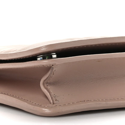 Prada Soft Calfskin Impunture Diagramme Chain Wallet Cipria 6 of 7