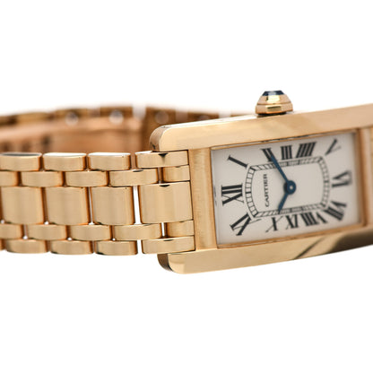 Cartier 18K Yellow Gold 19mm Tank Americaine Quartz Watch 6 of 7
