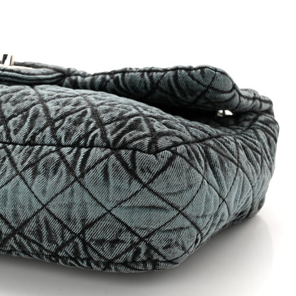 Chanel Denim Quilted Denimpression Flap Blue Black 10 of 10