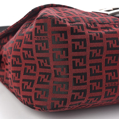 Fendi Zucchino Mama Baguette Red 10 of 12