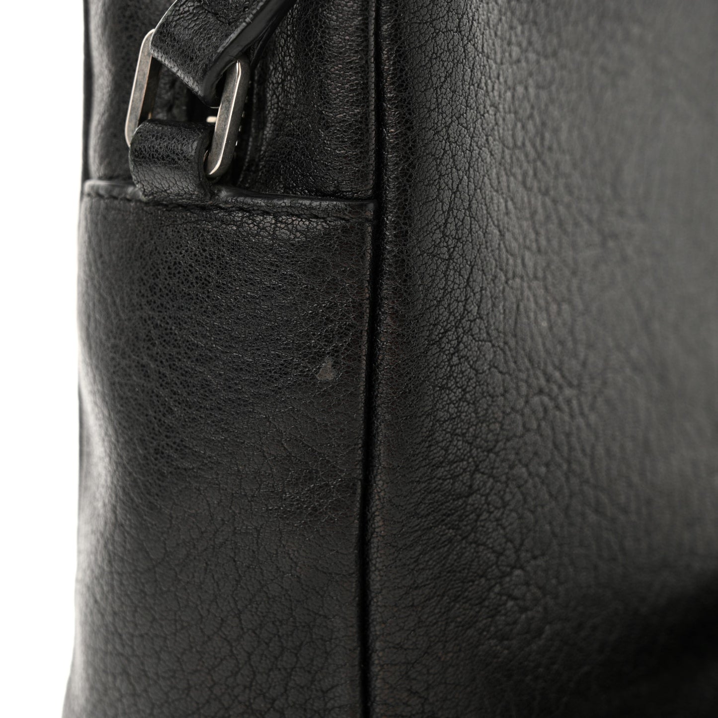 Lambskin Monogram Small Lou Camera Bag Black