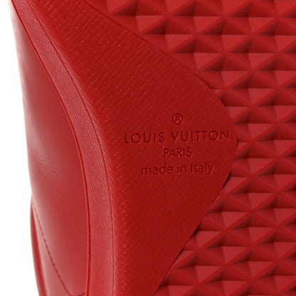 Louis Vuitton Calfskin Luxembourg Sneakers 10 Red 7 of 10