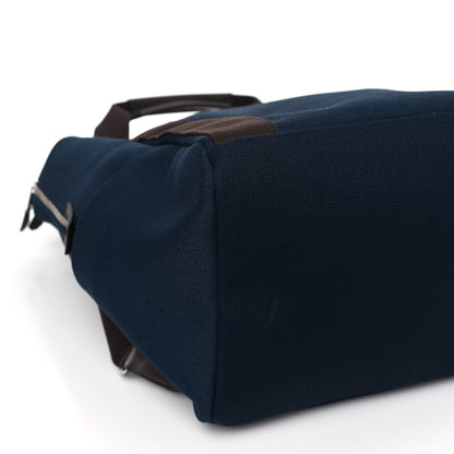 Hermes Toile Groom School Backpack Bleu Navy Feu 7 of 9