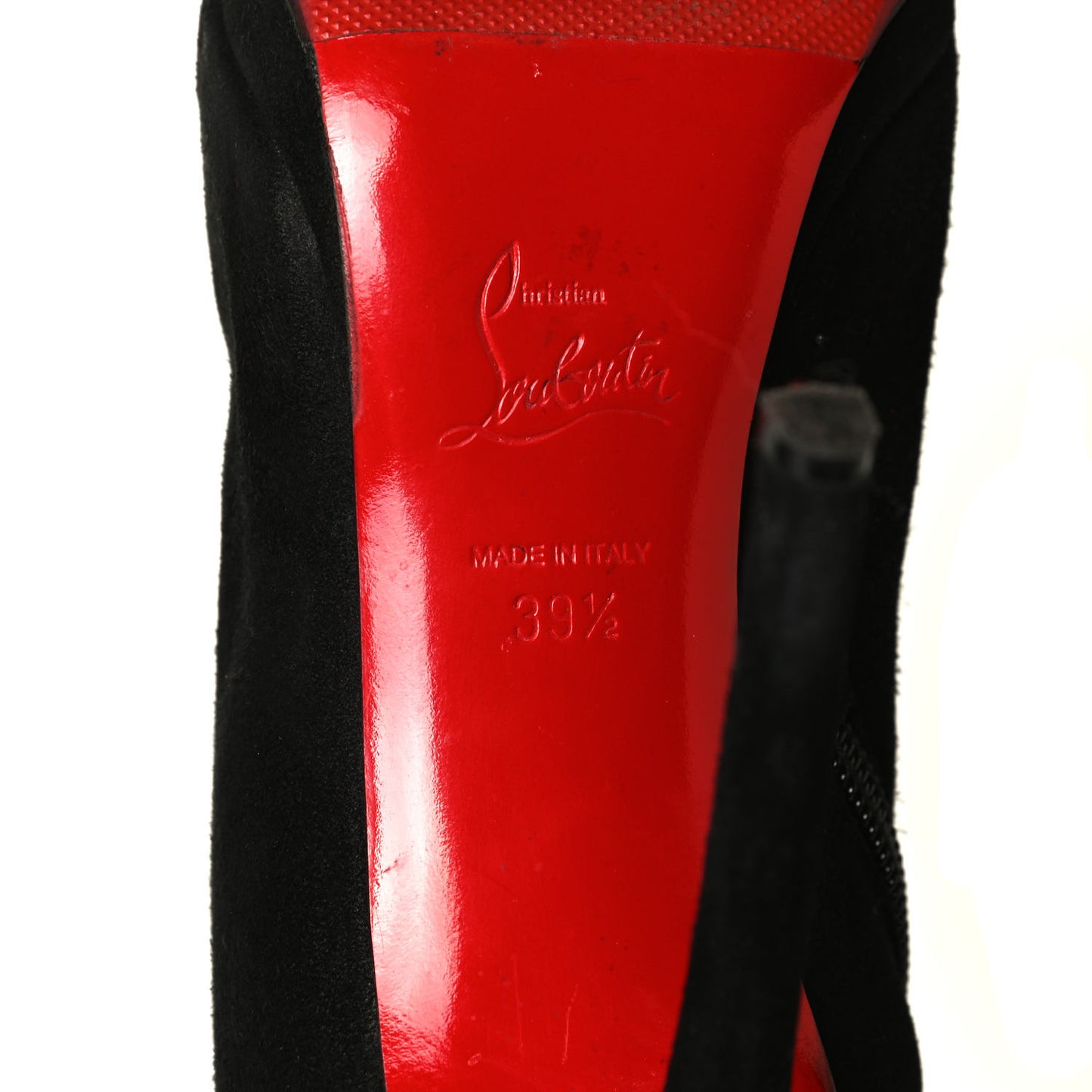 Suede Botalili 120 Tall Boots 39.5 Black
