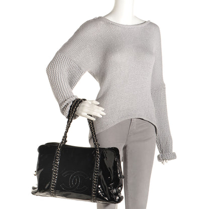 Chanel Patent Calfskin Large Luxe Ligne Tote Black 2 of 8