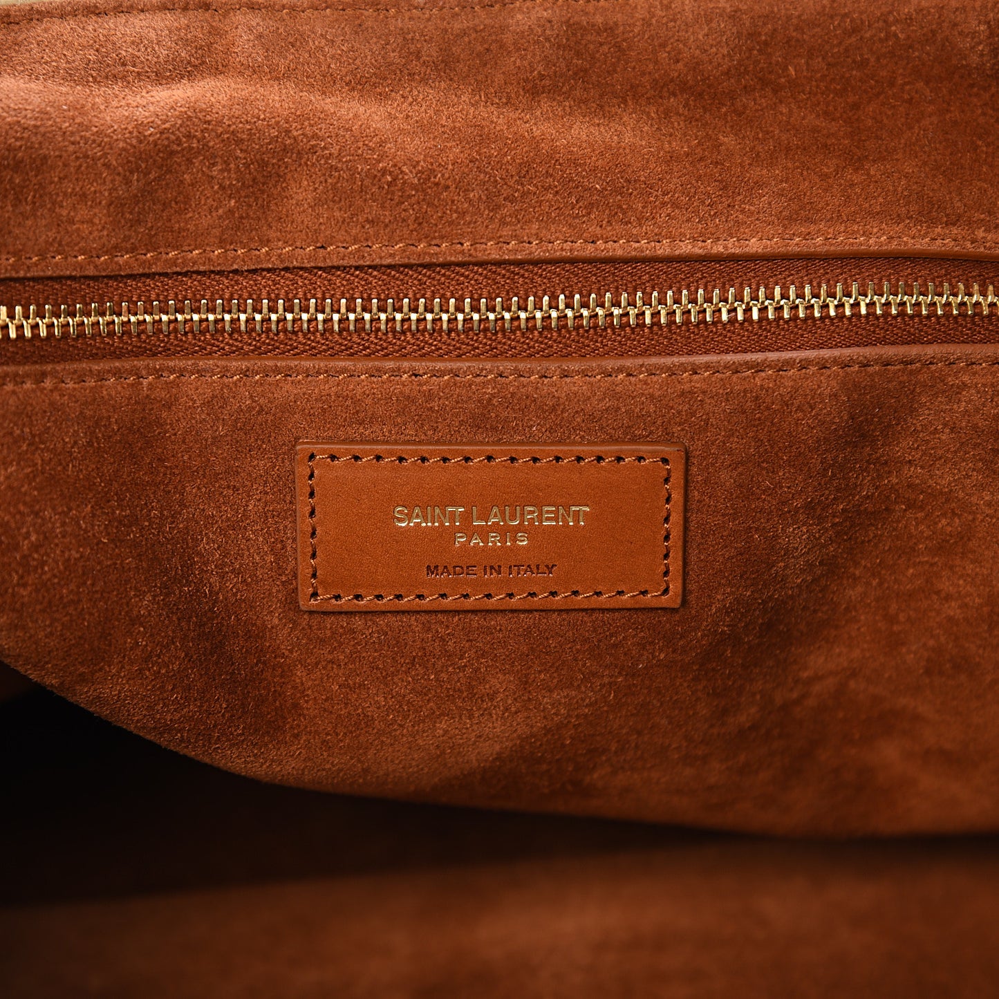 Shearling East West Tote Natural