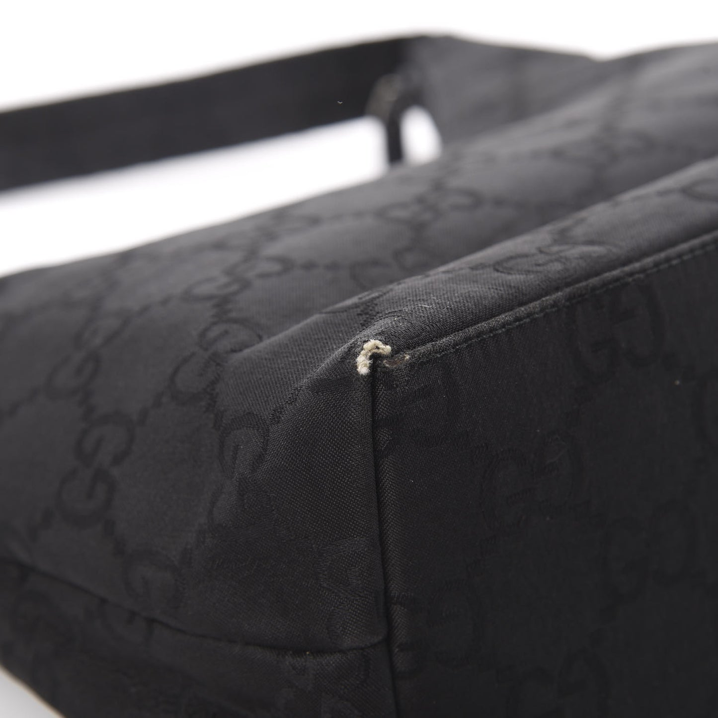 Nylon Monogram Small Hobo Black