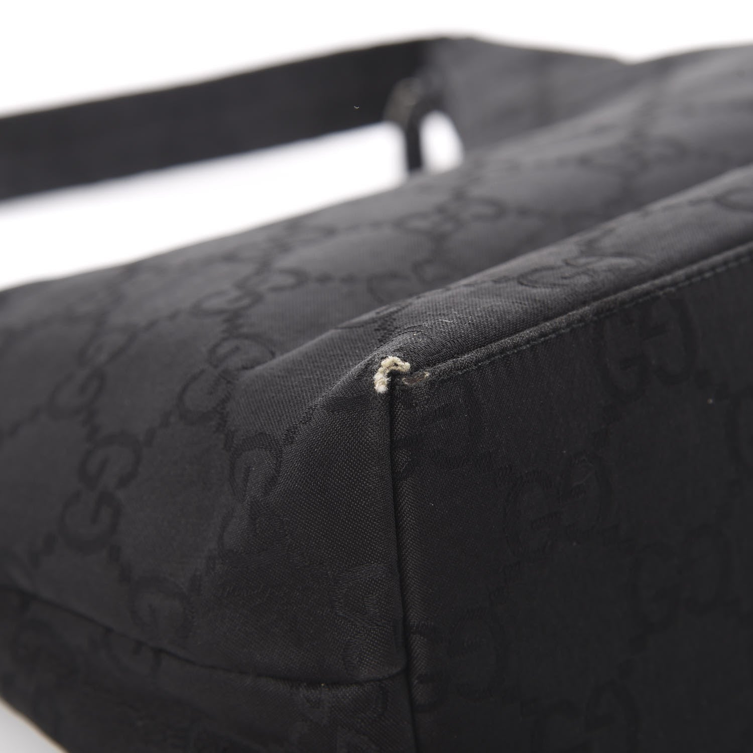 Gucci Nylon Monogram Small Hobo Black 12 of 15