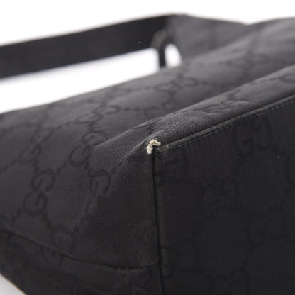 Gucci Nylon Monogram Small Hobo Black 12 of 15