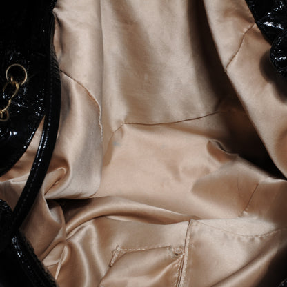 Chanel Vinyl Rock and Chain XL Flap Black 5 of 7