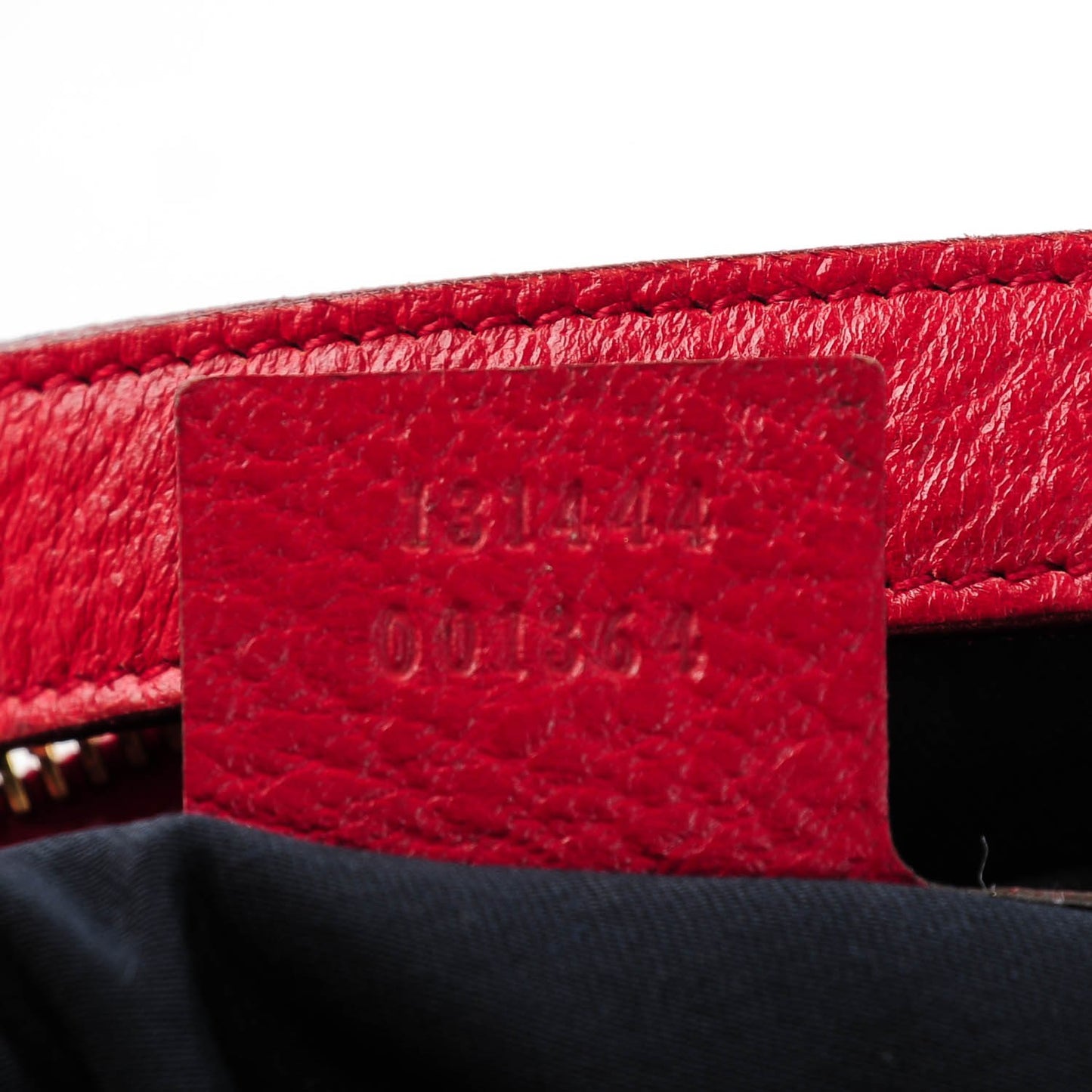 Calfskin Web Small Blondie Hobo Red
