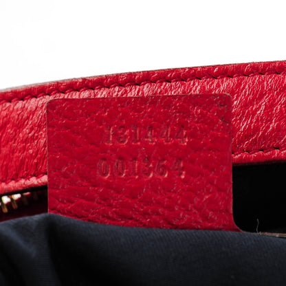 Gucci Calfskin Web Small Blondie Hobo Red 7 of 7