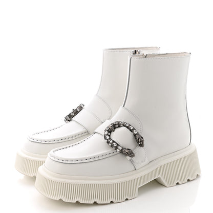Gucci Cordovan Lux Dionysus Hunder Boots 36 Great White 3 of 10