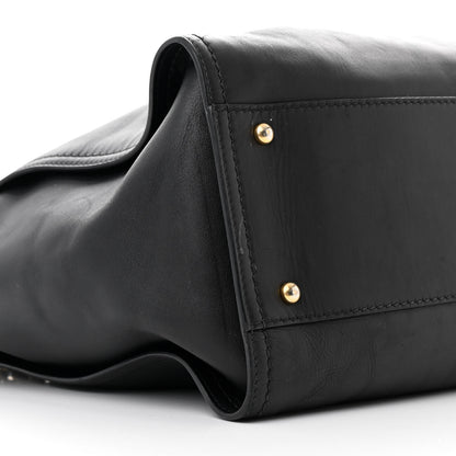 Chanel Calfskin Medium Deauville Tote Black 9 of 15