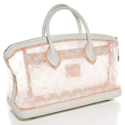 Louis Vuitton Monogram Transparence Lockit East-West White 3 of 7