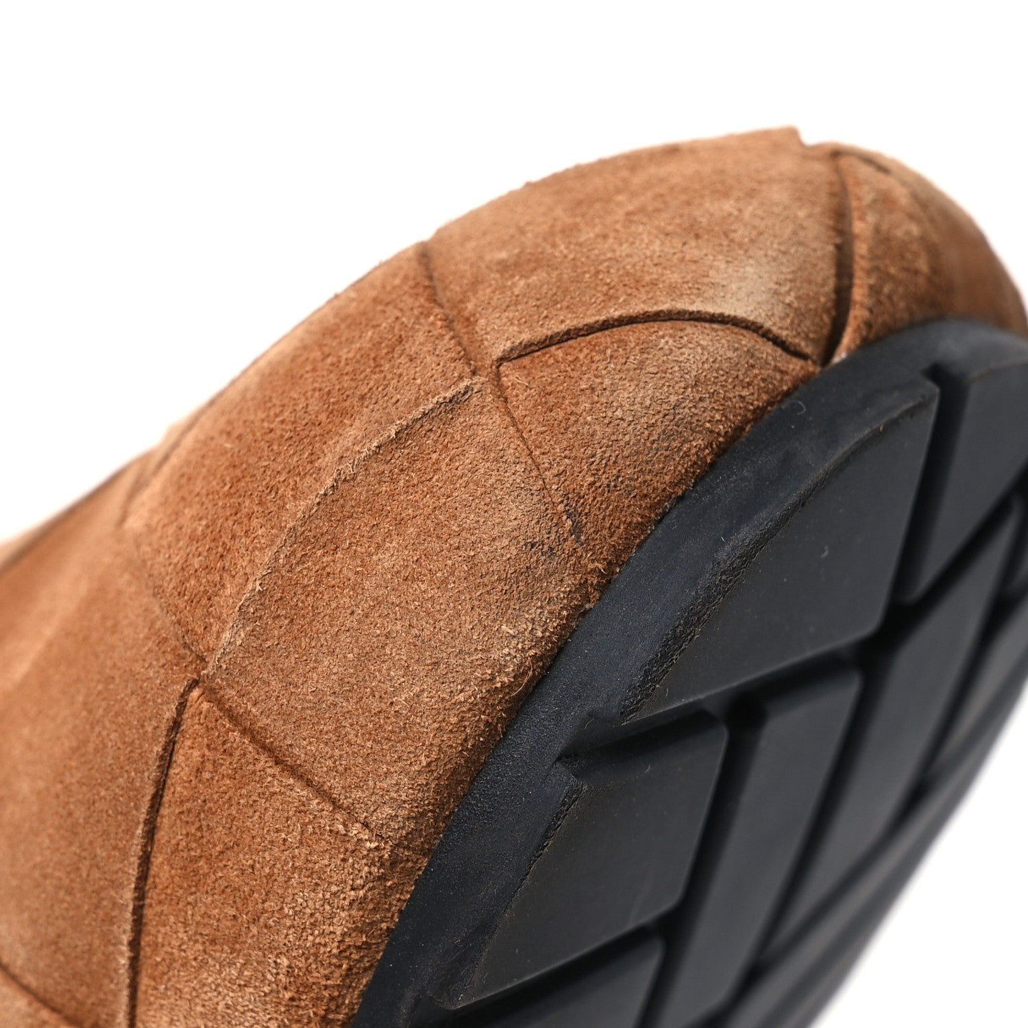 Bottega Veneta Suede Intrecciato Reggie Mules 38 Caramel 14 of 17