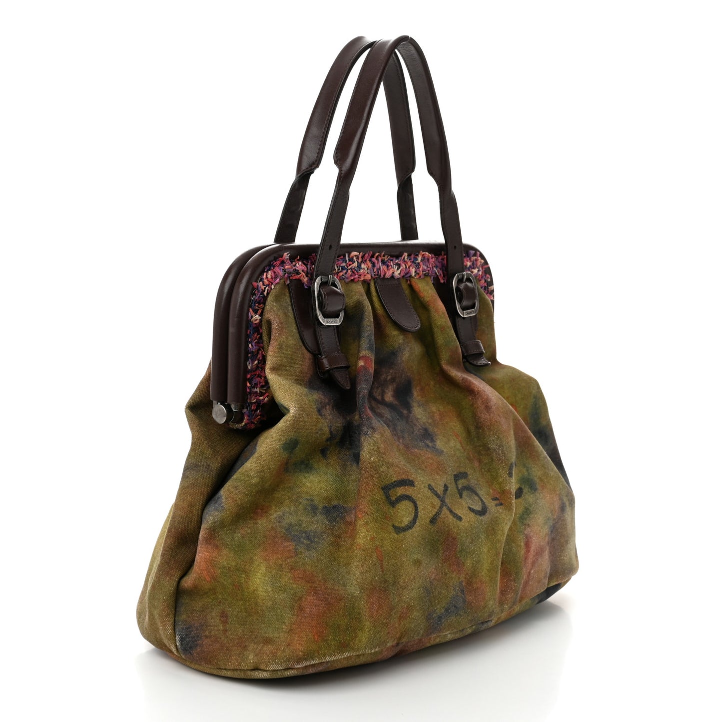 Washed Toile Graffiti On The Pavements Bowler Khaki Multicolor
