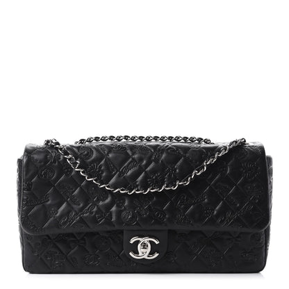 Chanel Calfskin Embossed Large Lucky Symbols Flap Black 1 of 11